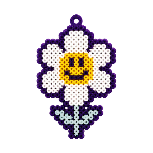 Dopamine daisy fuse bead charm concept